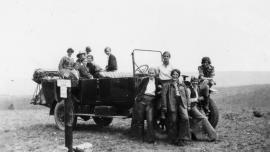 Busload of Glacier women