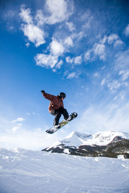 jumping the board in the air