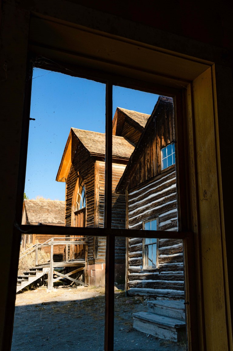 Bananck Church thru window