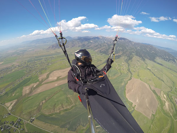 hang gliding