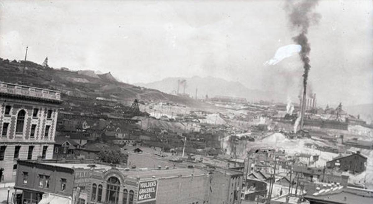 Skyline of old Butte