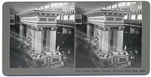 Deer Lodge County Exhibit, Montana State Fair.  Courtesy of The Montana Memory Projet.