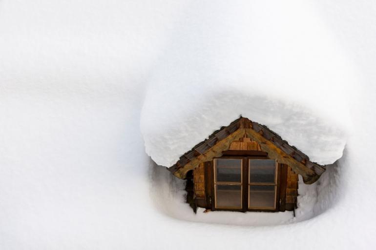 Snow on the roof