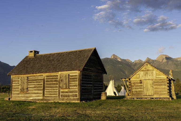 Evening at Fort Connah