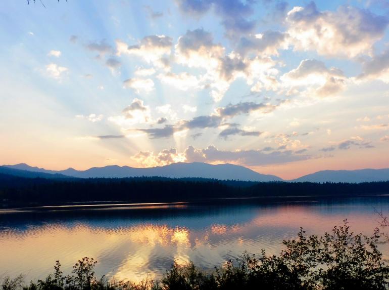 Seeley Lake sunrise