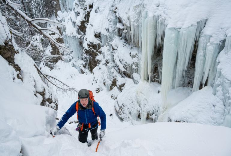 Ice climbing