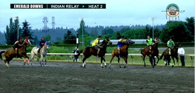 Indian Relay Starting Line